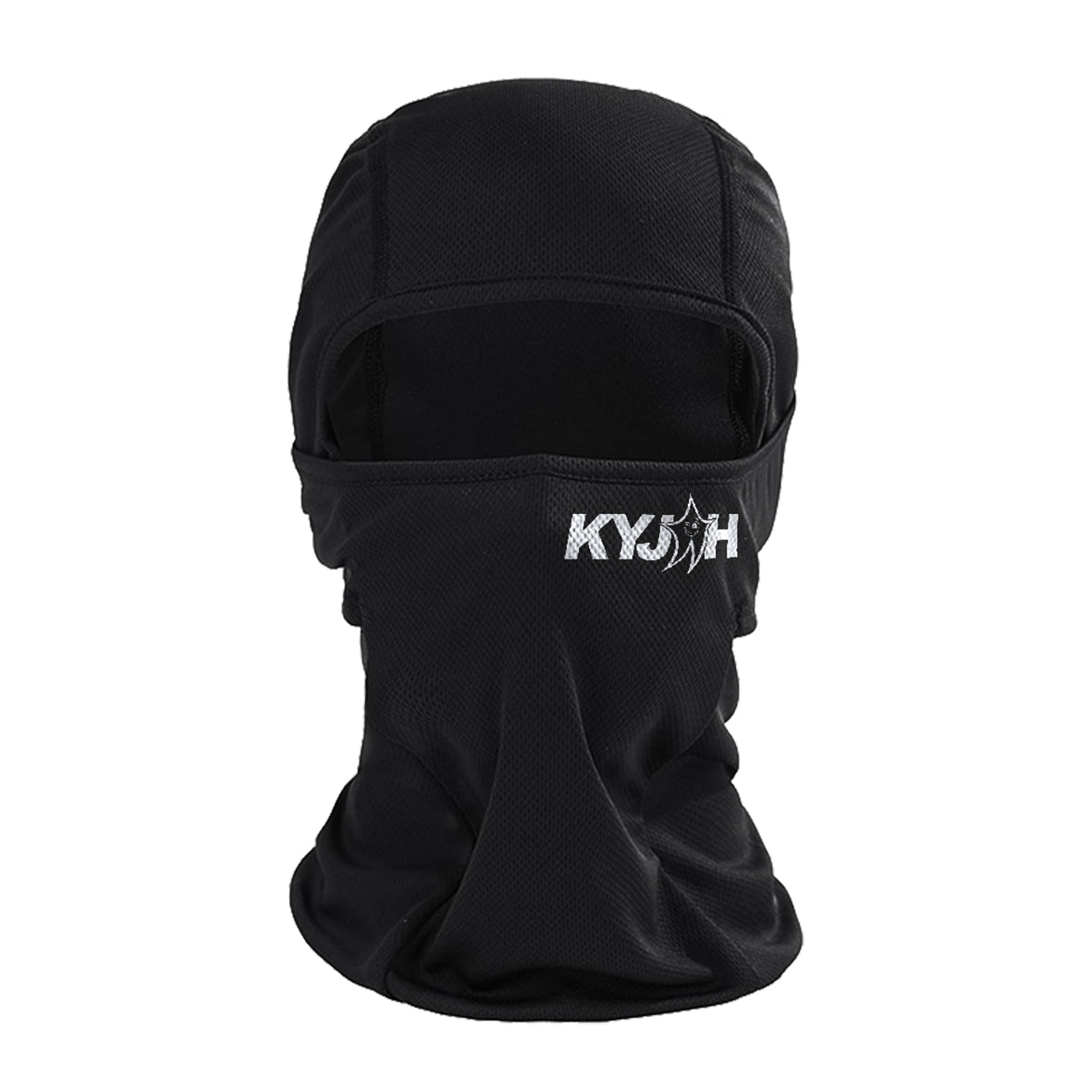 kyjah bikelife motorcycle unisex balaclava face mask black front side