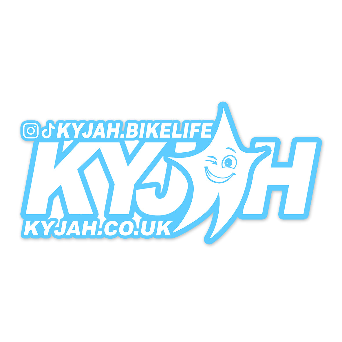 kyjah bikelife motorbike sticker single