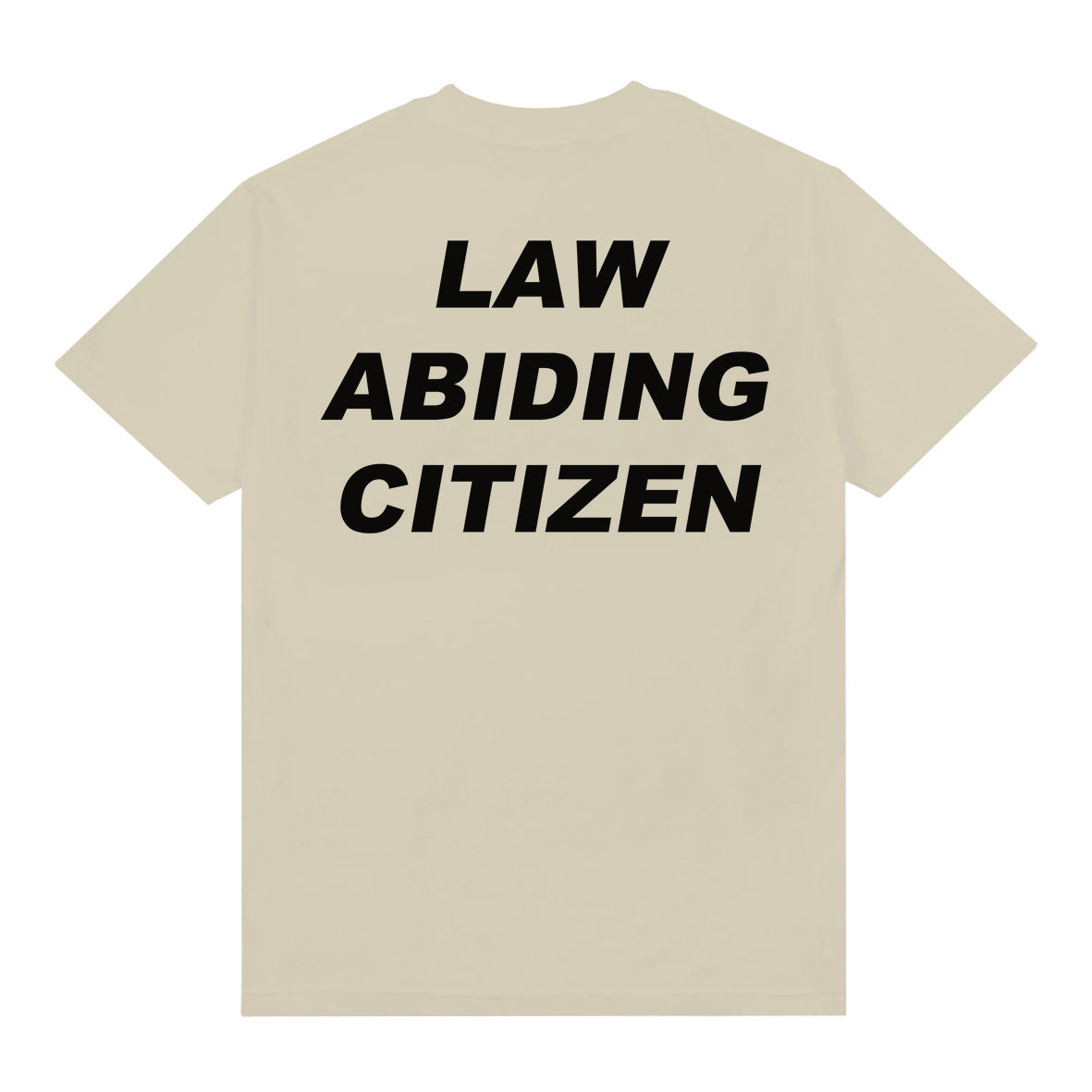 Kyjah Law Abiding Citizen Bikelife T-shirt Sand Back Side